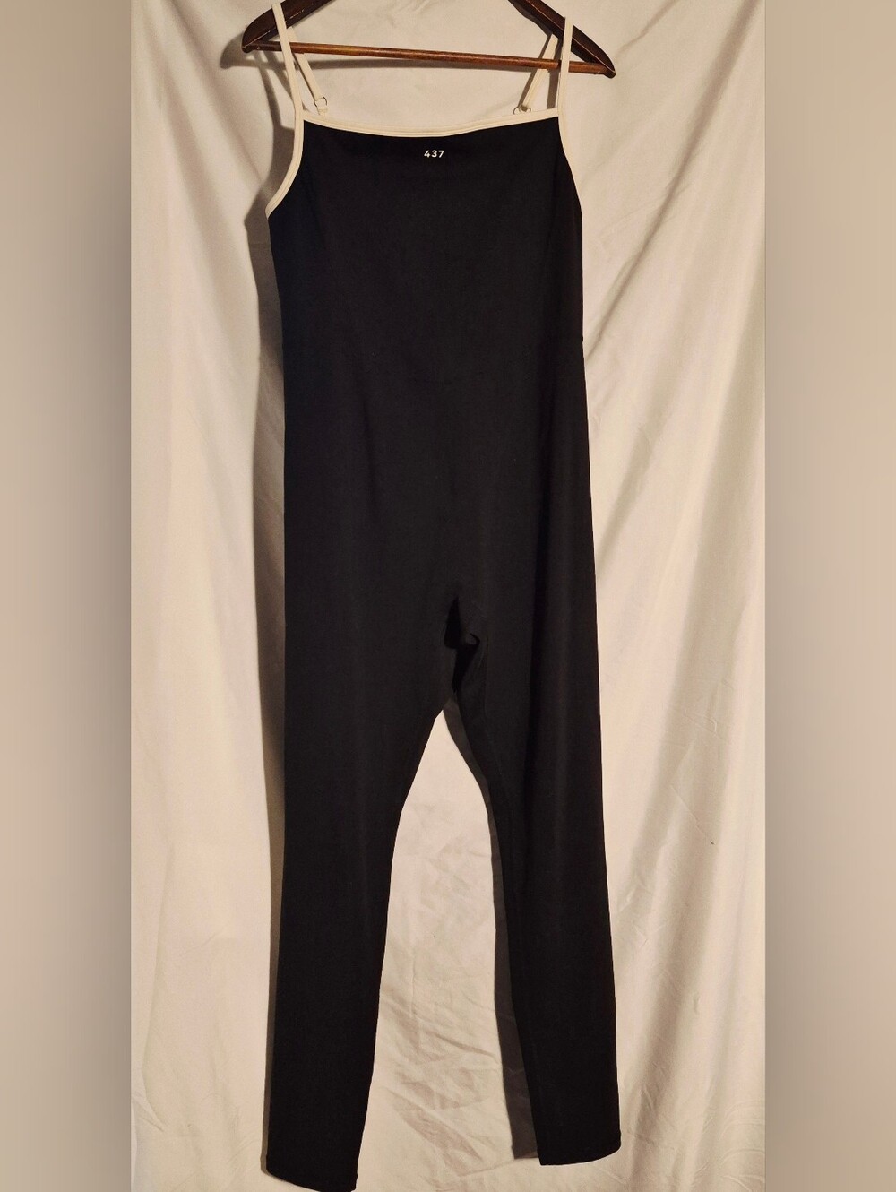 Black Women's Athletic Stretch Onsie - Picture 2 of 3